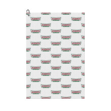 (Krispy Kreme_12706) Golf Towel Funny Printed Cristmas Gift for Men Women Husband Dad Mom Birthday Golfers Fan