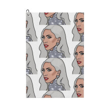 (Lady Gaga_7585) Golf Towel Funny Printed Cristmas Gift for Men Women Husband Dad Mom Birthday Golfers Fan