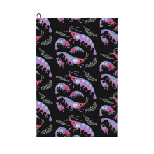 (Krill - Dark_5422) Golf Towel Funny Printed Cristmas Gift for Men Women Husband Dad Mom Birthday Golfers Fan