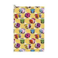 (LGBT Minecraft Bees_9677) Golf Towel Funny Printed Cristmas Gift for Men Women Husband Dad Mom Birthday Golfers Fan