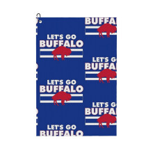 (Let's Go Buffalo_11987) Golf Towel Funny Printed Cristmas Gift for Men Women Husband Dad Mom Birthday Golfers Fan