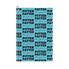 (Letterkenny Pitter Patter Let's Get At 'Er (B&W Version)_8497) Golf Towel Funny Printed Cristmas Gift for Men Women Husband Dad Mom Birthday Golfers Fan