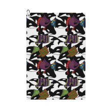 (Orca Sweaters_12544) Golf Towel Funny Printed Cristmas Gift for Men Women Husband Dad Mom Birthday Golfers Fan