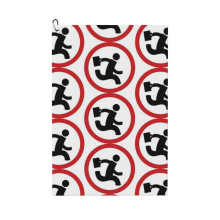 (Nerd Herd_9092) Golf Towel Funny Printed Cristmas Gift for Men Women Husband Dad Mom Birthday Golfers Fan