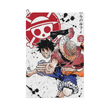 (One Piece - Luffy_4585) Golf Towel Funny Printed Cristmas Gift for Men Women Husband Dad Mom Birthday Golfers Fan