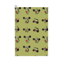 (OLYMPIC LIFTING Avocado_4627) Golf Towel Funny Printed Cristmas Gift for Men Women Husband Dad Mom Birthday Golfers Fan