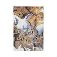 (Rabbits_7681) Golf Towel Funny Printed Cristmas Gift for Men Women Husband Dad Mom Birthday Golfers Fan