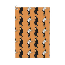 (Pulp Fiction Dancing Scene_12791) Golf Towel Funny Printed Cristmas Gift for Men Women Husband Dad Mom Birthday Golfers Fan