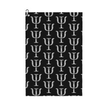 (Psi Greek Letter Symbol Grunge Style_11532) Golf Towel Funny Printed Cristmas Gift for Men Women Husband Dad Mom Birthday Golfers Fan