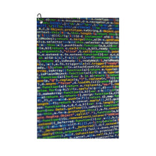 (Programming Code _12744) Golf Towel Funny Printed Cristmas Gift for Men Women Husband Dad Mom Birthday Golfers Fan