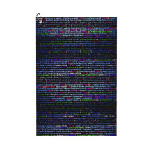 (Programming Geek_23014) Golf Towel Funny Printed Cristmas Gift for Men Women Husband Dad Mom Birthday Golfers Fan