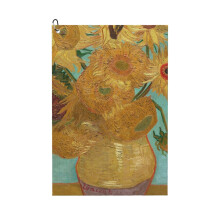 (Sunflowers (Vincent Van Gogh)_10830) Golf Towel Funny Printed Cristmas Gift for Men Women Husband Dad Mom Birthday Golfers Fan