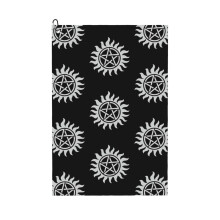 (Supernatural Protection_4655) Golf Towel Funny Printed Cristmas Gift for Men Women Husband Dad Mom Birthday Golfers Fan