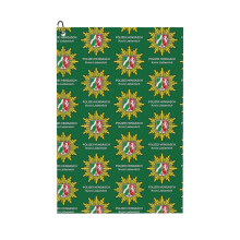 (POLIZEI HENGASCH_7201) Golf Towel Funny Printed Cristmas Gift for Men Women Husband Dad Mom Birthday Golfers Fan