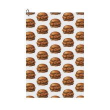 (Popeyes Chicken Sandwich_3821) Golf Towel Funny Printed Cristmas Gift for Men Women Husband Dad Mom Birthday Golfers Fan
