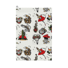 (Pony_8892) Golf Towel Funny Printed Cristmas Gift for Men Women Husband Dad Mom Birthday Golfers Fan