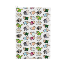 (Poogie Party_9967) Golf Towel Funny Printed Cristmas Gift for Men Women Husband Dad Mom Birthday Golfers Fan