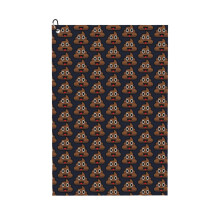 (Poop Emoji_9471) Golf Towel Funny Printed Cristmas Gift for Men Women Husband Dad Mom Birthday Golfers Fan