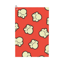 (Popcorn Pattern_10317) Golf Towel Funny Printed Cristmas Gift for Men Women Husband Dad Mom Birthday Golfers Fan