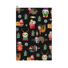 (Sloth Christmas_22574) Golf Towel Funny Printed Cristmas Gift for Men Women Husband Dad Mom Birthday Golfers Fan