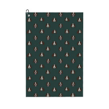(Springer Spaniel Pattern_9003) Golf Towel Funny Printed Cristmas Gift for Men Women Husband Dad Mom Birthday Golfers Fan