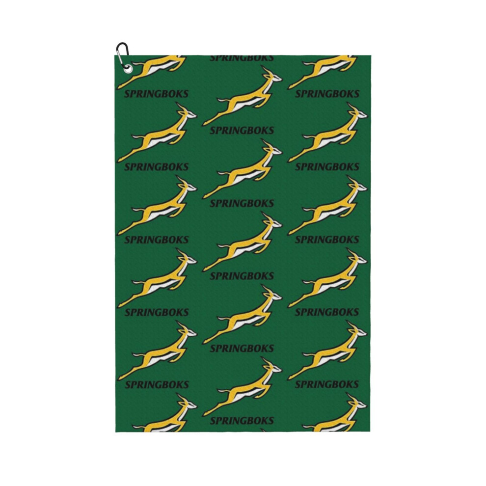 (Springboks Rugby - 2019 Springbok Rugby World Cup Champions_11774) Golf Towel Funny Printed Cristmas Gift for Men Women Husband Dad Mom Birthday Golf