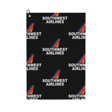 (Southwest Airlines_6049) Golf Towel Funny Printed Cristmas Gift for Men Women Husband Dad Mom Birthday Golfers Fan