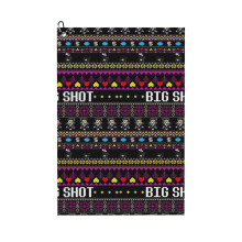 (Spamton's BIG SHOT Kromer Krismas_8591) Golf Towel Funny Printed Cristmas Gift for Men Women Husband Dad Mom Birthday Golfers Fan