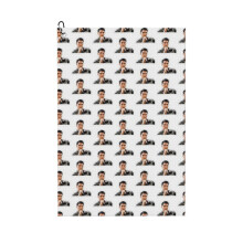 (Young Tom Cruise_8054) Golf Towel Funny Printed Cristmas Gift for Men Women Husband Dad Mom Birthday Golfers Fan