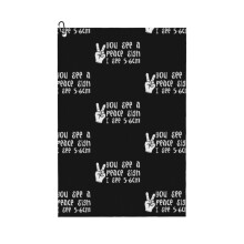 (You See A Peace Sign I See 5-6cm _9744) Golf Towel Funny Printed Cristmas Gift for Men Women Husband Dad Mom Birthday Golfers Fan