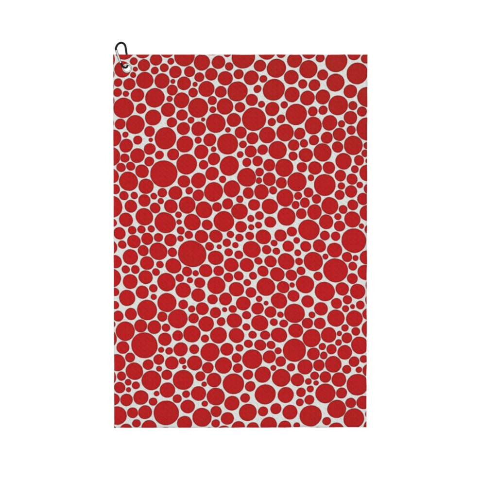 Photos - Golf   Towel Funny Printed Cristmas Gift for Men Women Husband Dad Mom Birthday ers Fan(Yayoi Kusama Dots3995)