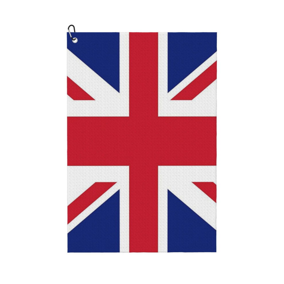 (Union Jack - Best Of British_9781) Golf Towel Funny Printed Cristmas Gift for Men Women Husband Dad Mom Birthday Golfers Fan