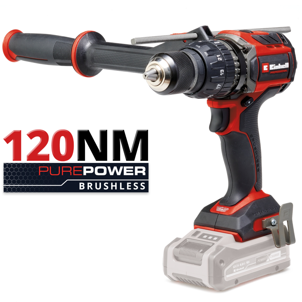 Einhell Cordless Combi Drill 120Nm 18V Brushless Power X-Change Professional TP-CD 18/120 BODY ONLY