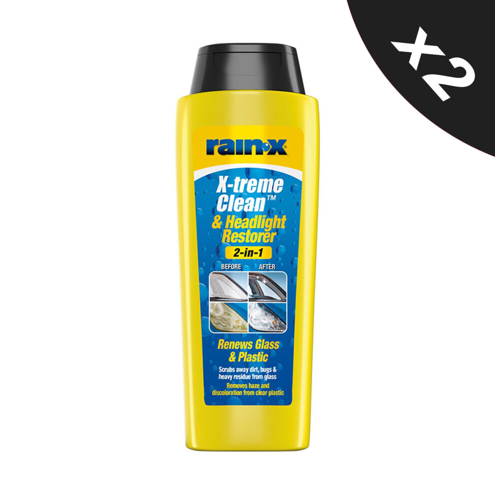 Rain-X Extreme Cleaner & Headlight Restorer Cleaning Paste 2X325ml 5056820501062