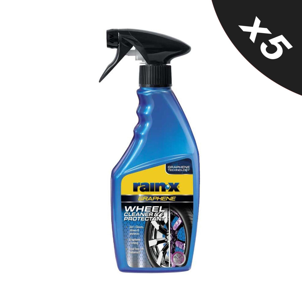 Rain-X Alloy Wheel Fallout Car Paint Cleaner Iron Remover Contaminant 5X500ml 5056820501253