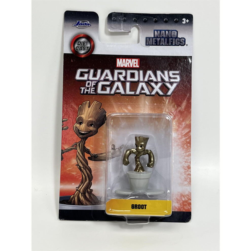 Marvel Guardians Of The Galaxy Groot Nanofigs 4.5 cm Jada 253221000