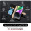 (iPhone 14, Black) For iPhone 13 / 14 / 15 / 7 / 8 Pro Plus Max Leather Book Flip Wallet Case 7