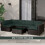 Outsunny Outsunny Garden Rattan Sofa Set Polyester Cover Replacement No Cushion Grey 5