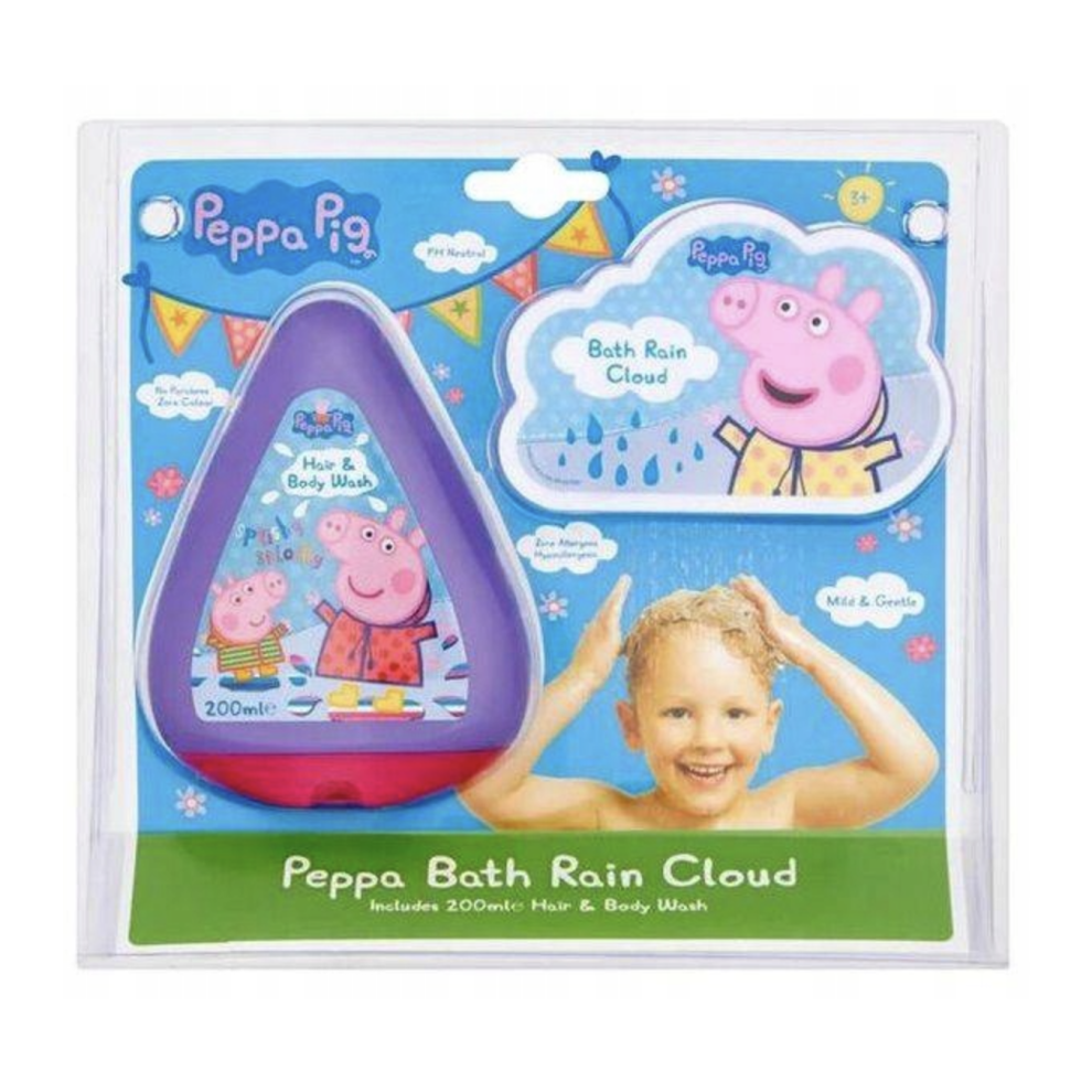 Peppa Pig Bath Set Rain Cloud Gift Set 200ml Hair & Body Wash