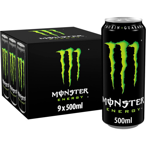 Monster Energy Monster Energy Drink, 9 x 500ml