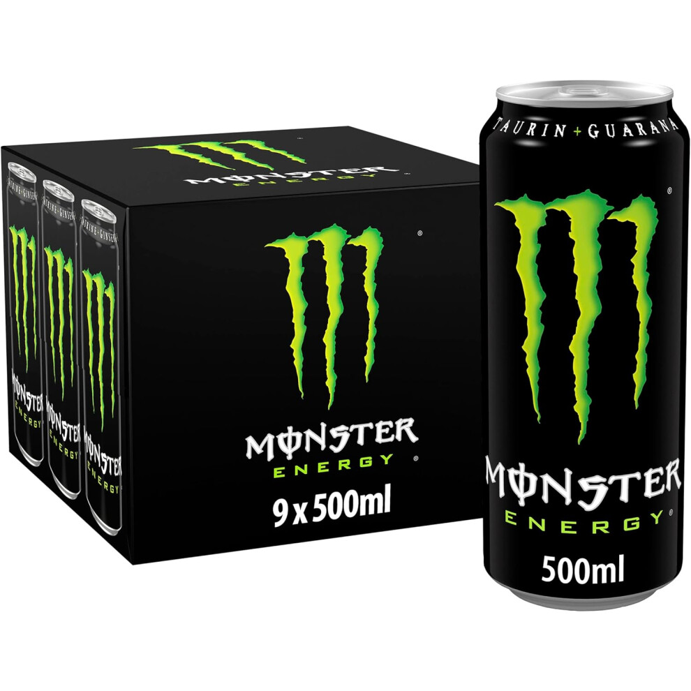 Monster Energy Drink, 9 x 500ml