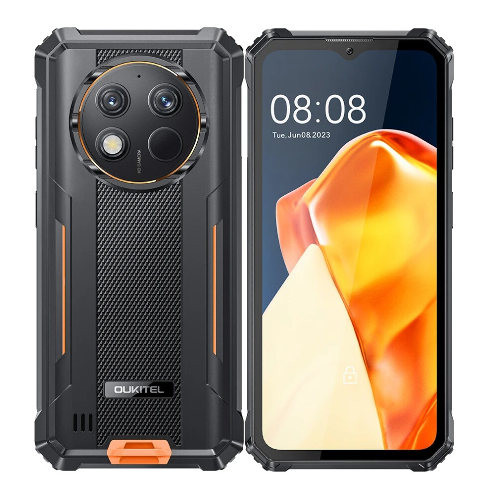 (orange) Oukitel WP28 S Rugged smartphone 16GB (4+12)+128GB