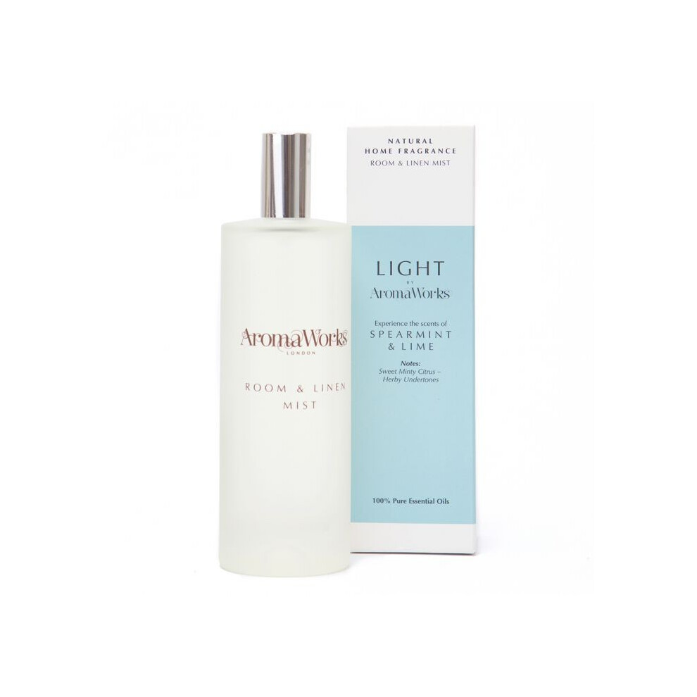 AromaWorks Light Room Mist Spearmint & Lime