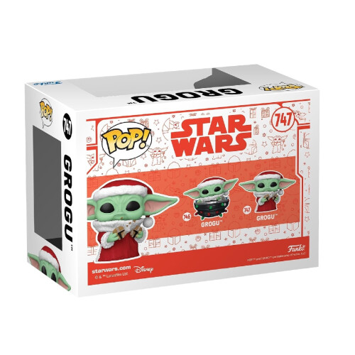 Funko Funko Pop Star Wars Mandalorian Holiday Grogu Figure 747 2