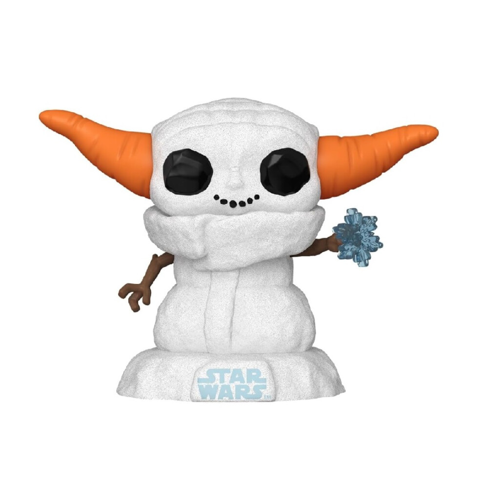 Funko Pop Star Wars Mando Holiday Grogu Snowman Figure 748