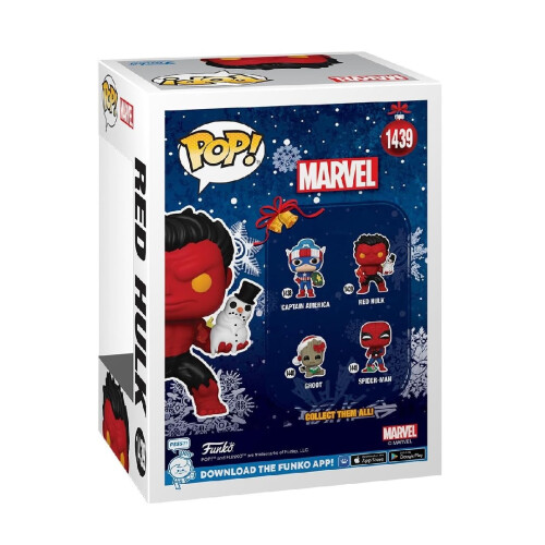 Funko Funko Pop Marvel Holiday Red Hulk Figure 1439 2