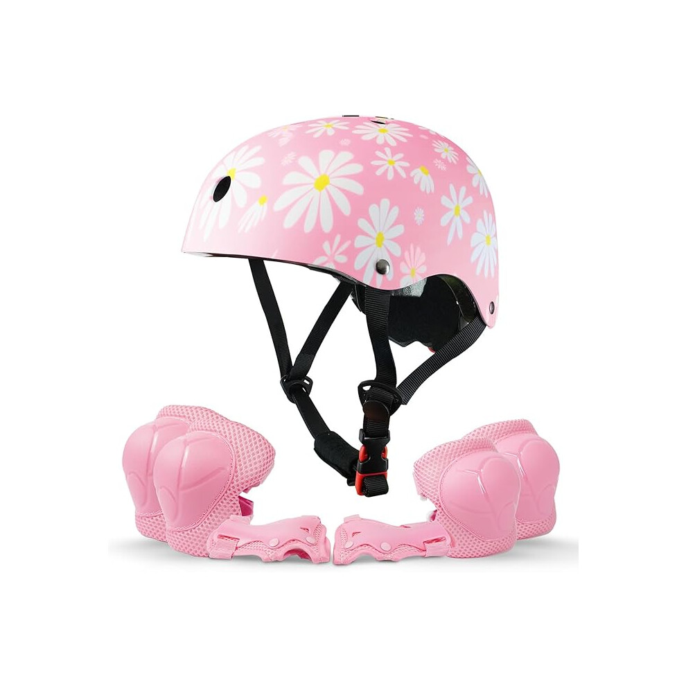 (Daisy) KAYMAN Kids Bike Helmet age 3 to 12, Safety Gear