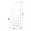 Living And Home 4 Tier Shoe Rack with Coat Hanger White 6
