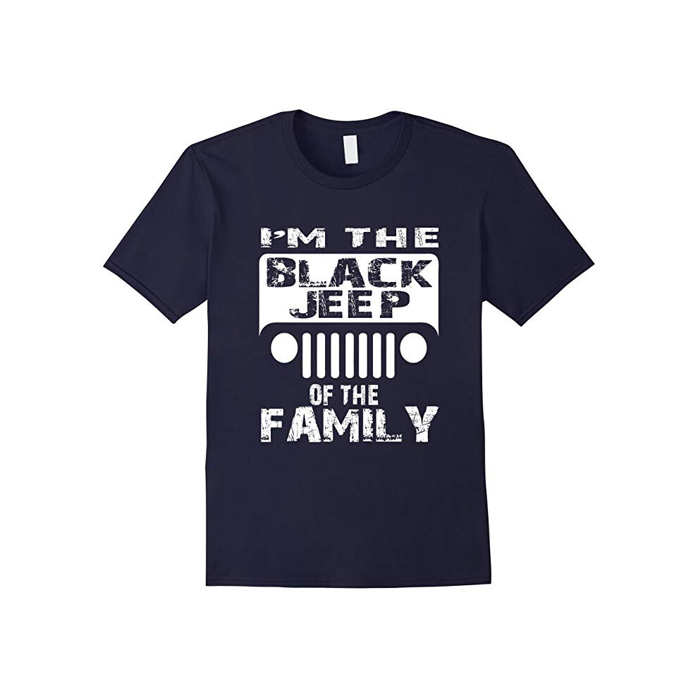 (XXL) Jeep T-Shirt â I'm The Black Jeep Of The Family Shirt-Father's Day