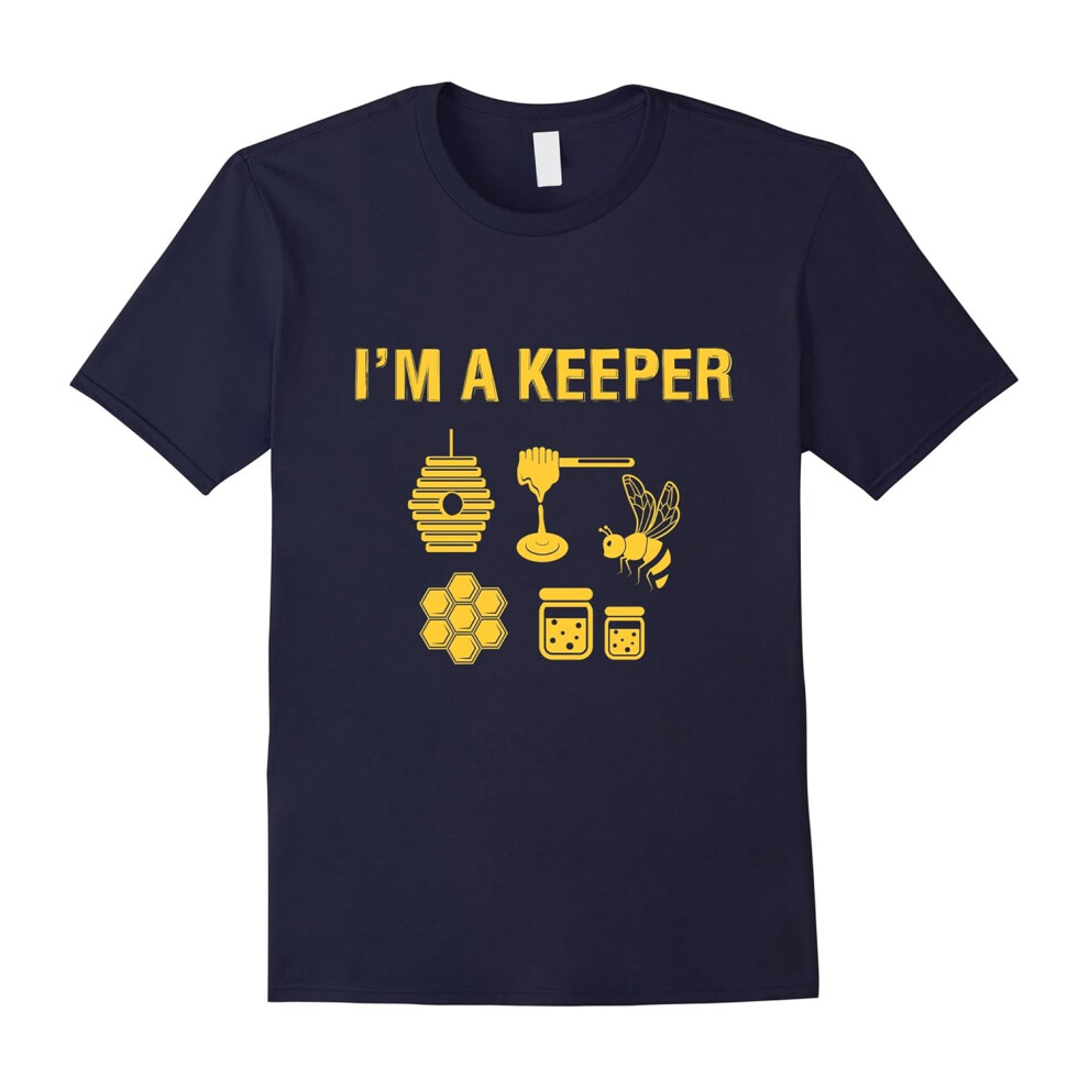 (M) I'm A Keeper Bee Lovers Funny Bee Keeper T-Shirt-Father's Day